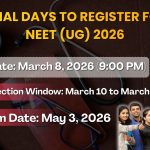 Final Countdown for NEET (UG) 2026 Applications