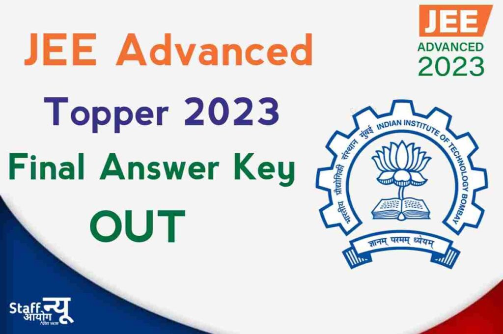 Jee Advanced Topper 2023