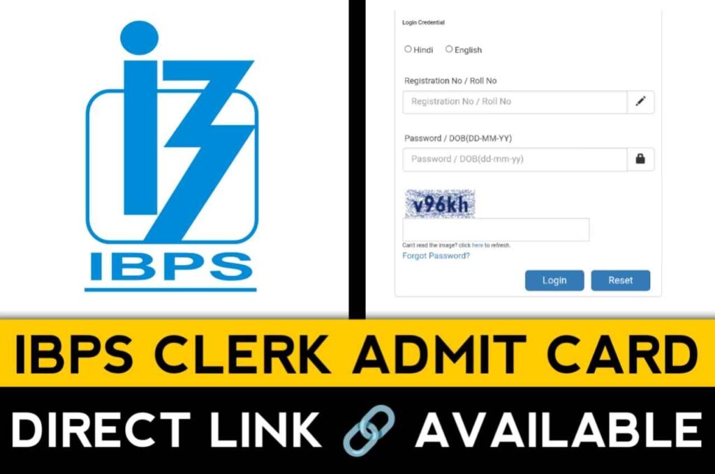 IBPS Clerk Admit Card 2023