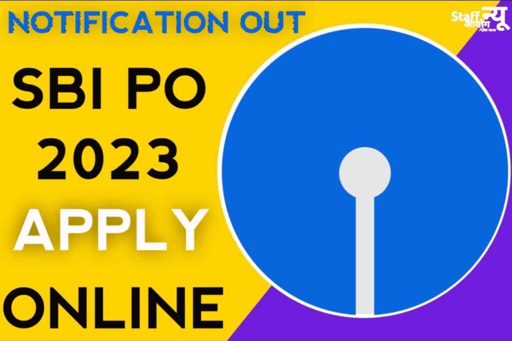 SBI PO 2023 Apply Online