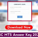 SSC MTS Answer Key 2023