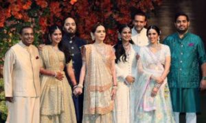 Radhika with Ambani Family