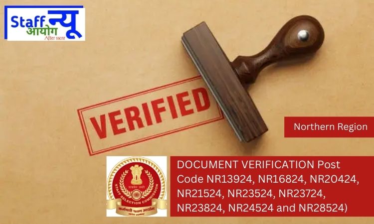 
                                                        DOCUMENT VERIFICATION Post Code NR13924, NR16824, NR20424, NR21524, NR23524, NR23724, NR23824, NR24524 and NR28524)