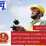 Junior Engineer Post Category No. NE11624