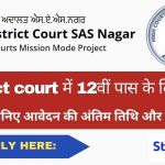 District court Vacancy 2025