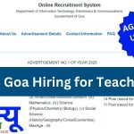 GSSC गोवा असिस्टेंट टीचर भर्ती 2025