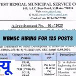 WBMSC Sub-Assistant Engineer vacancies