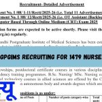 SGPGIMS 1479 पैरामेडिकल पदों पर भर्ती