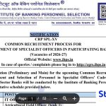 IBPS SO भर्ती 1007+