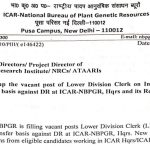 ICAR-NBPGR भर्ती