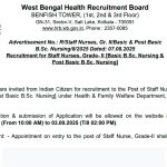 WBHRB स्टाफ नर्स भर्ती