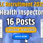 NLC Health Inspector Recruitment