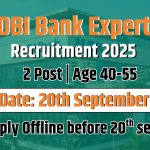 IDBI Bank Experts Recruitment