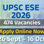 UPSC ESE 2026 Notification