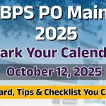 IBPS PO Main Admit Card 2025