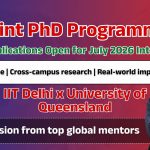 University of Queensland & IIT Delhi (July 2026 Intake)