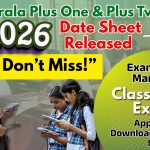 DHSE Kerala Exam 2026 Date Sheet Released