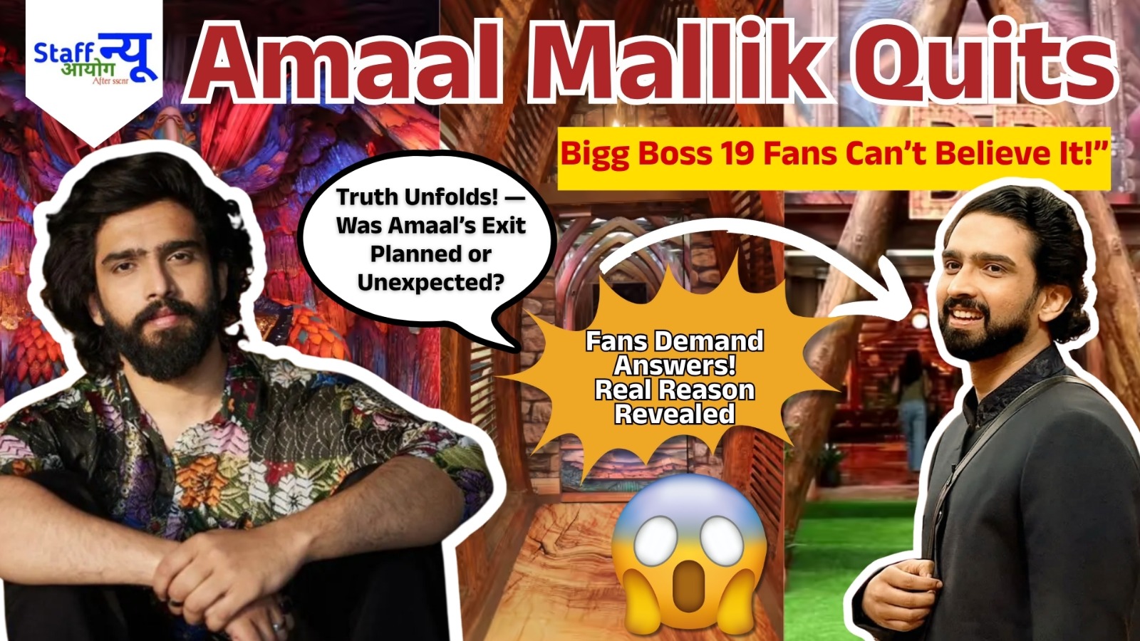 Bigg Boss 19 SHOCKER! Amaal Mallik Walks Out Midway — Fans Heartbroken & House in Chaos