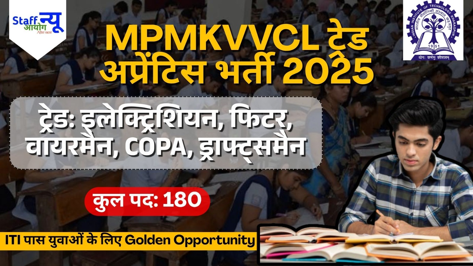 
                                                        MPMKVVCL ट्रेड अप्रेंटिस भर्ती 2025: 180 पदों के लिए अधिसूचना जारी