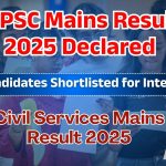 UPSC Civil Services (Main) Examination 2025