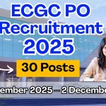 ECGC PO Recruitment 2025