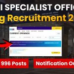 SBI Specialist Cadre Officers Recruitment 2025