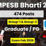 MPESB Group-1 & Group-2 Recruitment 2026