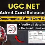UGC NET Admit Card Released