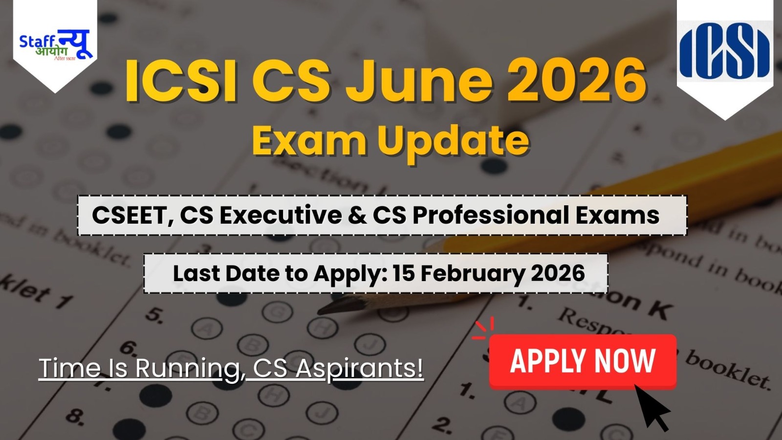 
                                                        ICSI CS June 2026 Exam: Must Know Dates & Ultimate Prep Guide