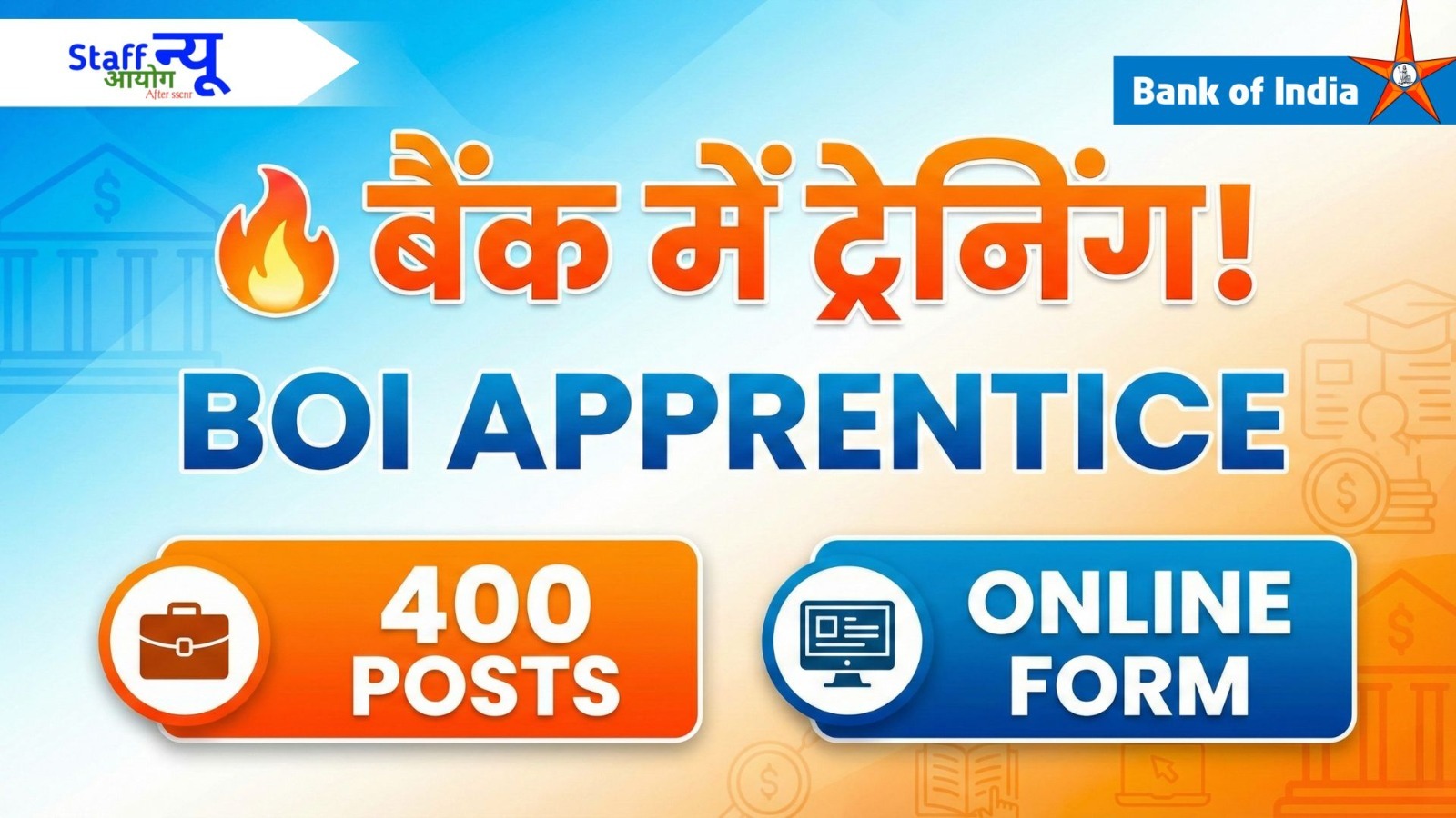 
                                                        Bank of India Apprentice Recruitment 2025-26