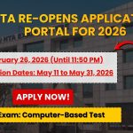 CUET (UG) 2026 Application Portal Re-Opens