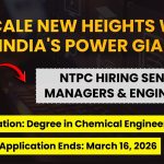 NTPC is Hiring Experts for the Green Chemical Revolution