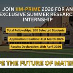 IIM-PRIME Internship 2026