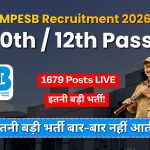 MPESB Recruitment 2026