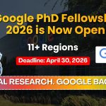 Google PhD Fellowship 2026