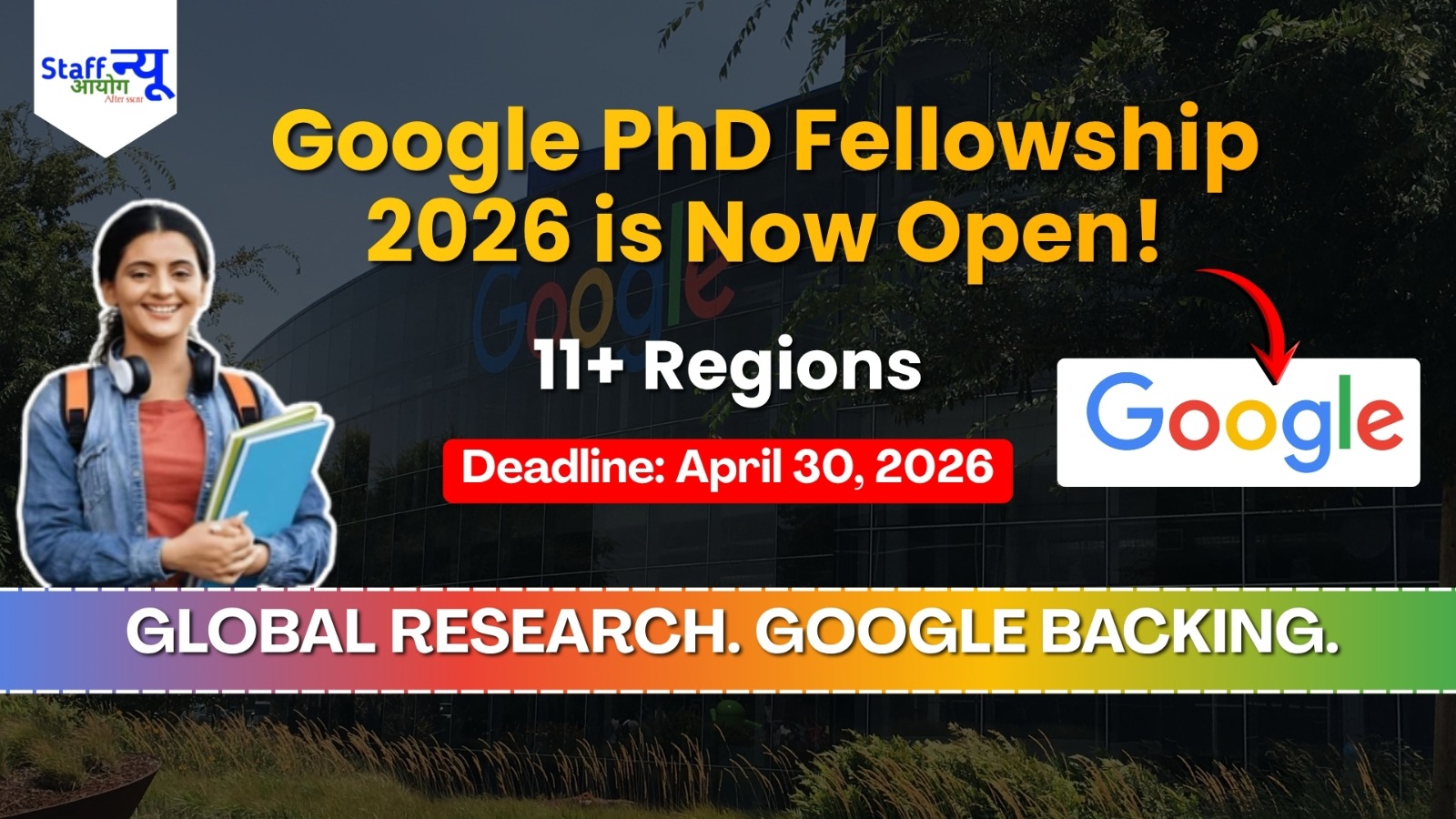 
                                                        Google PhD Fellowship 2026 Applications Now Open!