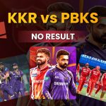 KKR vs PBKS मैच बिना रिजल्ट खत्म