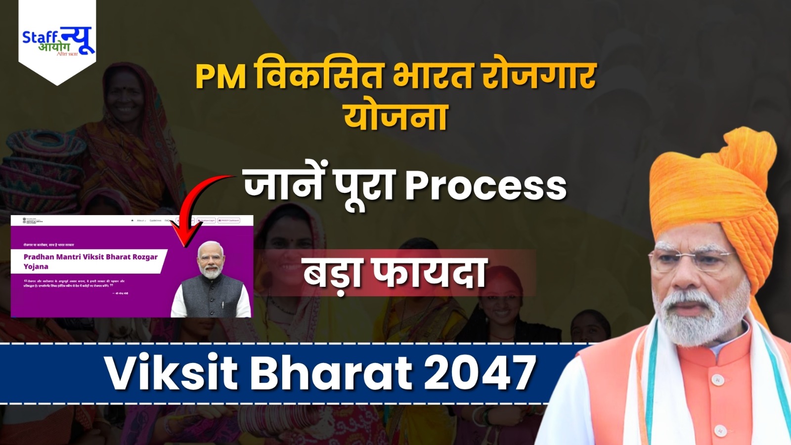 
                                                        प्रधानमंत्री विकसित भारत रोजगार योजना (PM-VBRY) 2026: नई नौकरी के साथ पाएं ₹15,000 का बोनस! जानें कैसे करें अप्लाई
