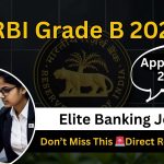 RBI Grade B Bharti 2026