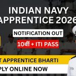 Indian Navy Agniveer Apprentice Recruitment 2026 Notification Out: भारतीय नौसेना में अप्रेंटिस भर्ती का नोटिफिकेशन जारी, जानें पात्रता और आवेदन प्रक्रिया