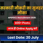 सरकारी नौकरी पाने का सुनहरा मौका: APEPDCL Recruitment 2026, जानें पूरी जानकारी! 