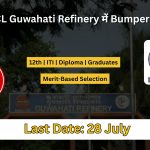 IOCL Guwahati Refinery में Apprentice की बड़ी भर्ती: बिना परीक्षा सीधे Merit से Selection!