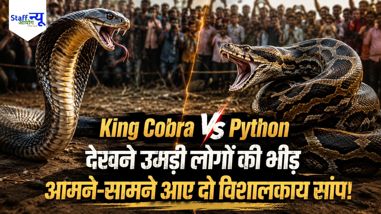 
                                                        King Cobra Vs Python: आमने-सामने आए दो विशालकाय सांप, फिर जो हुआ उसने सबको कर दिया हैरान