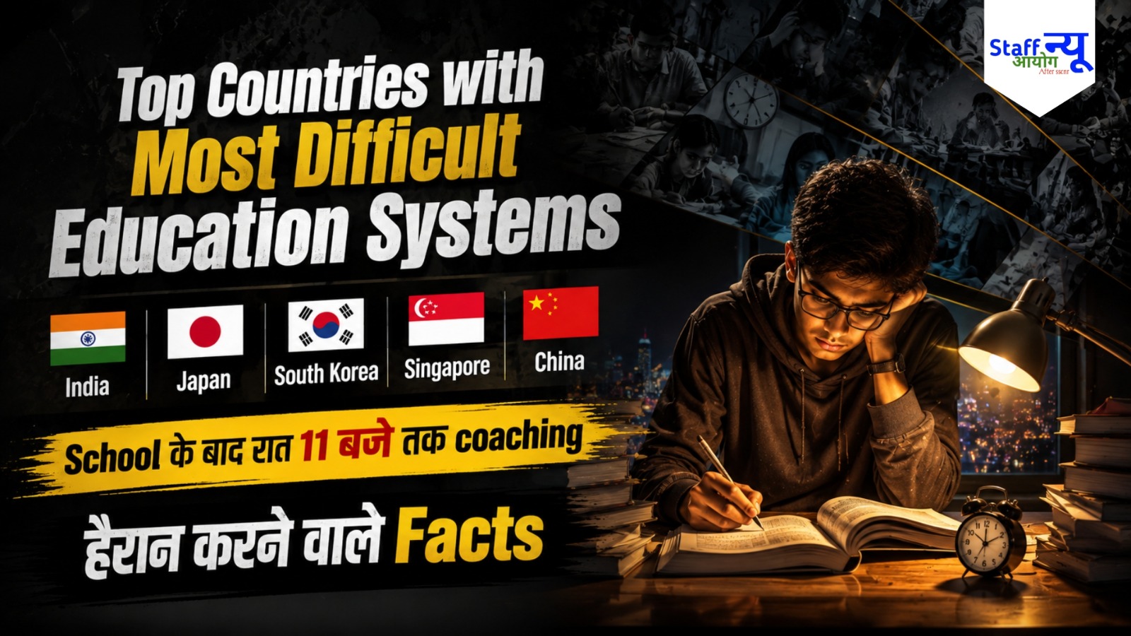 
                                                        World’s Toughest Education: दुनिया के 10 देश जहाँ की पढ़ाई Toughest है, जानिए भारत किस नंबर पर है!