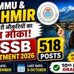 JKSSB Recruitment 2026: Jammu & Kashmir में 518 सरकारी नौकरियों की बड़ी भर्ती, Notification जारी!!