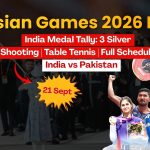 Asian Games 2026 Live: India Medal Tally, Shooting Results, Schedule, India vs Pakistan Match Updates