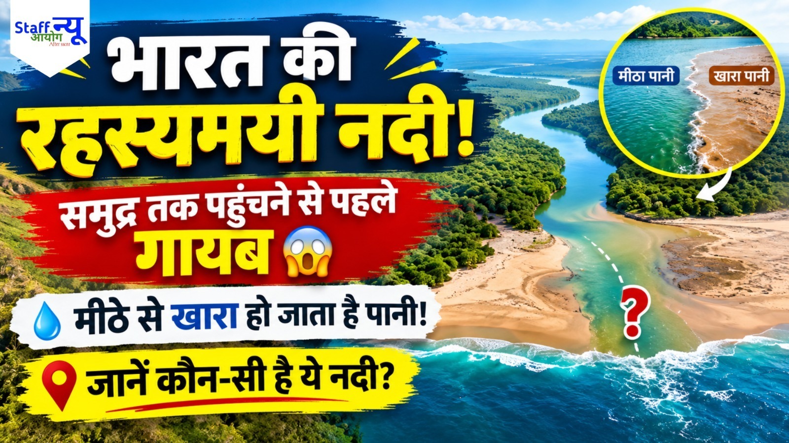
                                                        Luni River: भारत की अनोखी नदी, जो समुद्र तक पहुंचने से पहले हो जाती है गायब, मीठे से खारा हो जाता है पानी