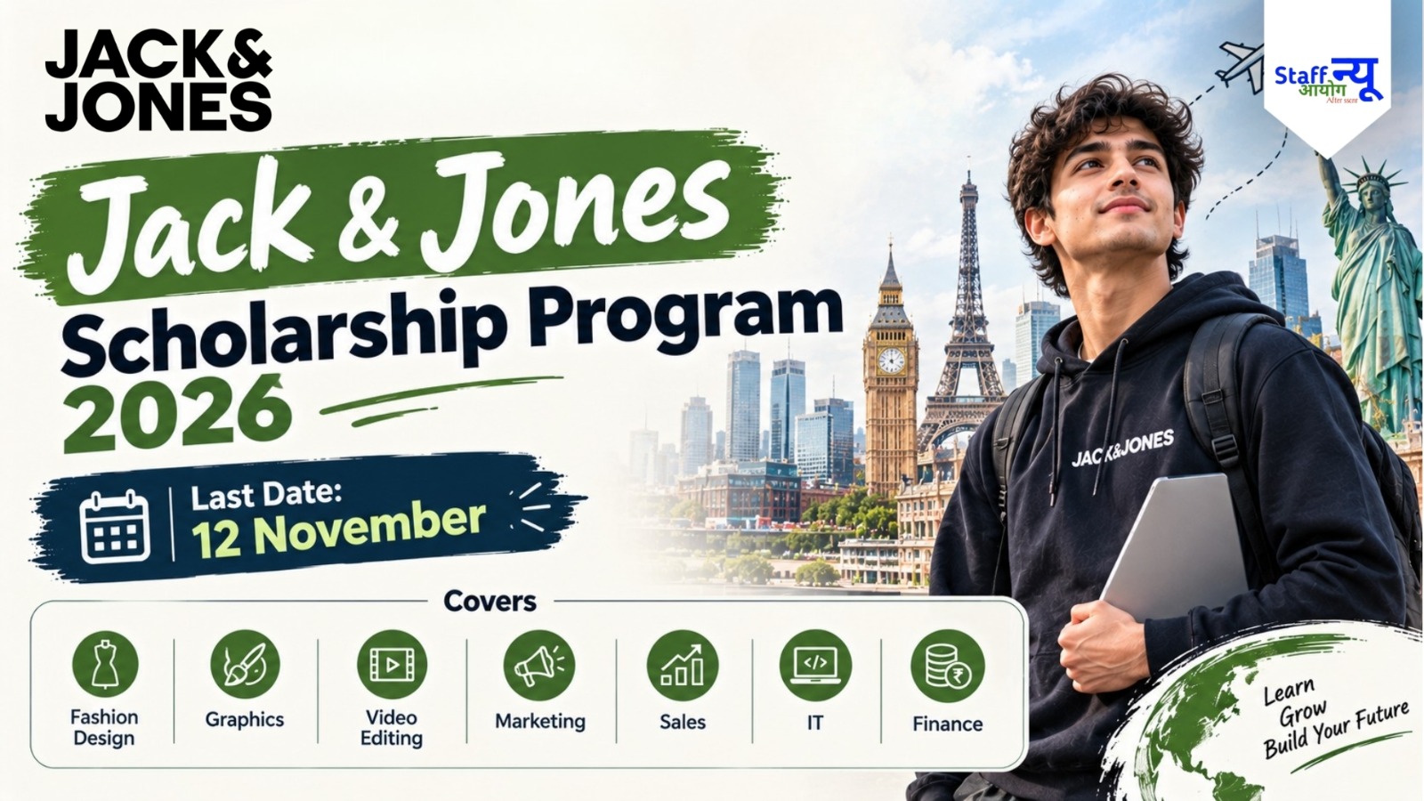 
                                                        Jack & Jones Program 2026: Fashion, Design और Business Students के लिए International Scholaship!