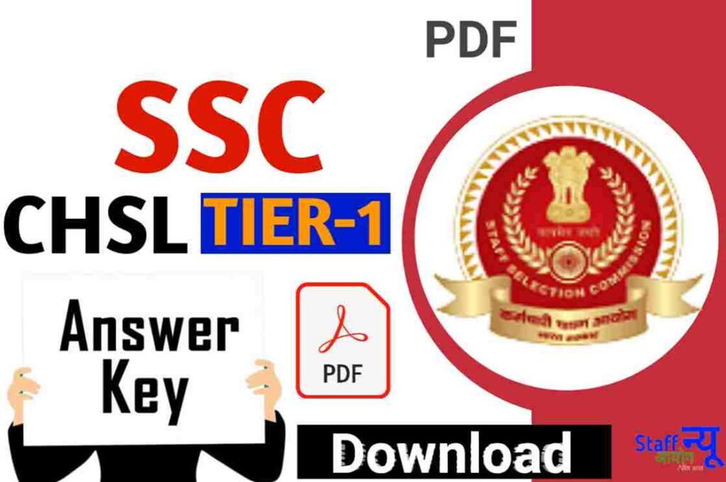 SSC CHSL answer key 2023