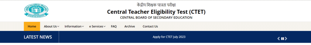 CTET 2023 Application Form 2023